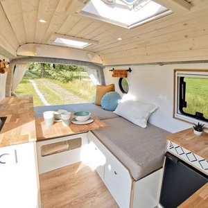 Multifunction Customized size camper camper accessories aluminum lightweight storage vw rv sofa bed 