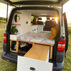 Camping aluminum caravan vw rv bed Storage lightweight rv customized bed 