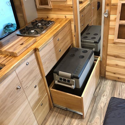 High-end aluminum RV kitchen cabinet lightweight aluminum trailer RV camper accessories