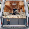 High-end aluminum RV furniture lightweight space-saving camper sofa bed with drawers