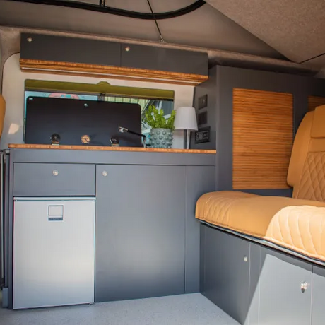 Star Grey Aluminum RV Kitchen Cabinet Lightweight Suitable for Small Displacement Camper