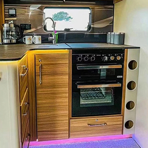 Custom-made Aluminum storage space saving quality furniture travel vw lightweight rv kitchen cabinet 