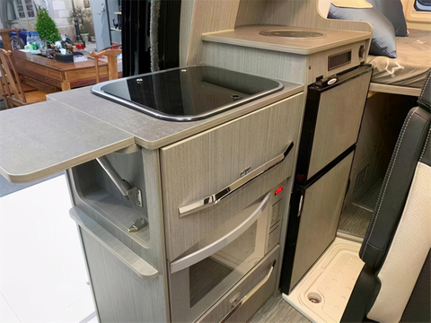 Composite Fireproof Waterproof RV aluminum Cabinets Lightweight Custom van furniture