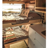 Space Saving RV Aluminum Bunk Beds Lightweight Camper Aluminum Furniture Bunk Beds