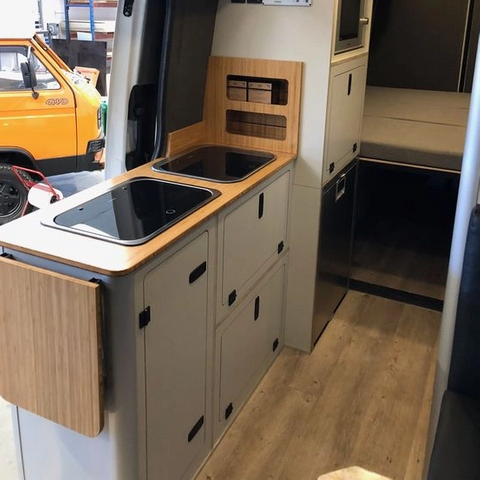 Multi-function cooking RV kitchen cabinet with drawers storage aluminum honeycomb panel camper accessories