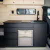High-quality lightweight cooking camper van RV kitchen cabinet with drawers fireproof waterproof aluminum rv interior accessories