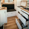 Lightweight RV kitchen cabinet with sink storage camping aluminum motorhome caravan RV furniture