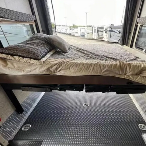 New luxury Aluminum lightweight Bed for caravan rv portable aluminum furniture
