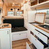 Nordic cooking aluminum Caravan rv kitchen cabinet with drawers storage Lightweight rv furniture