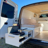 Modern European aluminum Caravan rv kitchen cabinet with drawers waterproof Lightweight rv furnishings