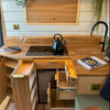 Popular lightweight aluminum RV kitchen cabinet multifunction rv furnishings for camper caravan motorhome