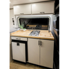 High-end customized RV furniture aluminum camper kitchen cabinet waterproof and fireproof light weight