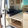 Lightweight Aluminum Camper Sofa Bed Pull Out Couch for Trailer Rv Van 