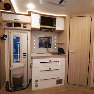 Nordic designs aluminium honey comb rv furniture multi-function rv trailer kitchen cabinet