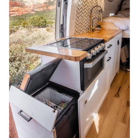 Lightweight Aluminum RV Kitchen Cabinet Set VM Van Multi-functional Cabinet