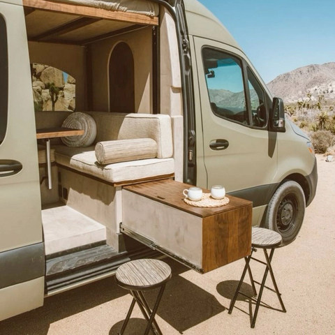 non-deformable durable Customized color camper RV furniture aluminum lightweight sofa bed 