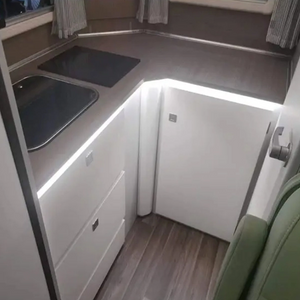 Camping Units Set lightweight custom kitchen cabinets aluminum storage caravan trailer cabinets