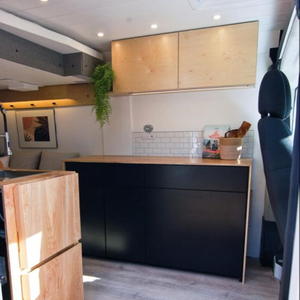 Nordic Style Aluminum RV Cabinet Lightweight Camper Aluminum Kitchen Cabinet