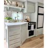 High-end Aluminum RV Furniture Kitchen Cabinet with Drawers Light Aluminum RV Cabinet Is Durable