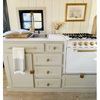 White Custom Aluminum RV Furniture Frosted Surface Aluminum Camper Kitchen Cabinet