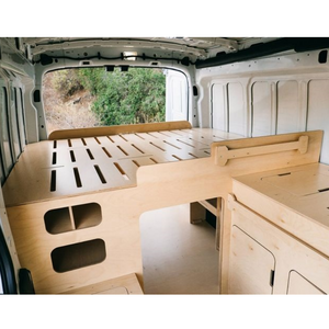 Aluminum RV Furniture Manufacturers Direct Sales Aluminum RV Double Bed Standard Bed with Cabinet