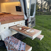 Modern design aluminum RV bed lightweight aluminum honeycomb panel camper furniture