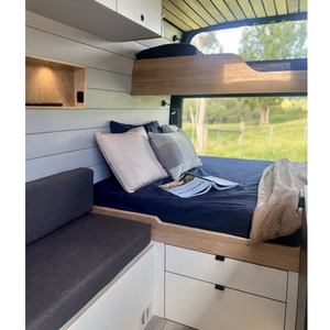 Customized Aluminum RV Bunk Bed with Cabinet under Bed Lightweight RV Furniture