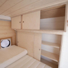 Customized Van Renovation Furniture Lightweight Weight RV Wall Cabinet Sliding Door