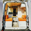 Modern Lightweight aluminum rv sofa bed Waterproof camping space saving rv sofa cabinets for camper van RV trailer