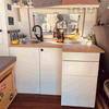 Lightweight Aluminum RV Kitchen Cabinets Sprinter Multi Function Cabinet Durable