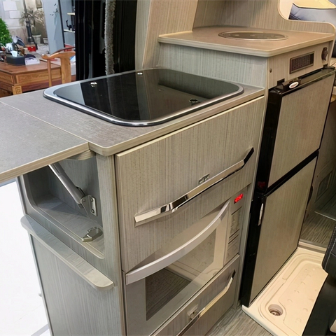 Composite Fireproof Waterproof RV aluminum Cabinets Lightweight Custom van furniture
