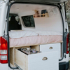 French Cream caravan aluminum rv customized bed Storage lightweight caravan vw rv bed