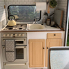 Lightweight RV Kitchen Cabinet Multi-purpose Aluminum Camper Van Cabinet