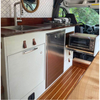 Customized RV Aluminum Kitchen Cabinet Multi-functional Cabinet Solid without Deformation