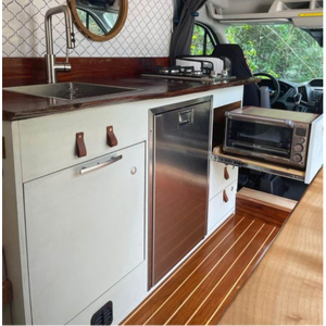 Customized RV Aluminum Kitchen Cabinet Multi-functional Cabinet Solid without Deformation