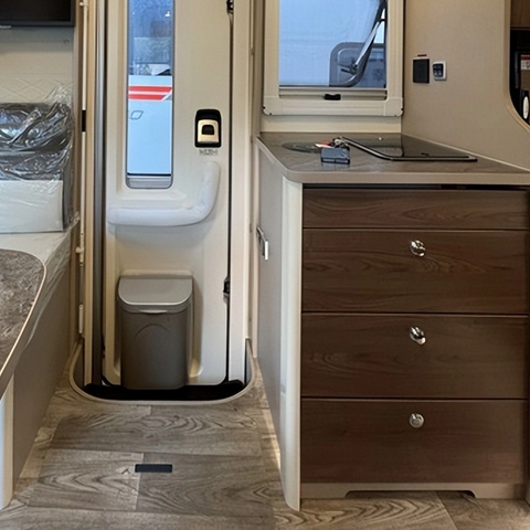 Hot sale customized rv kitchen storage cabinet caravan motorhome rv aluminum furniture