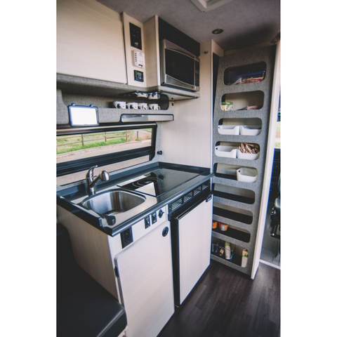 Customized Aluminum RV Cabinet Set Mobile Home Kitchen Cabinet Strong And Durable without Deformation