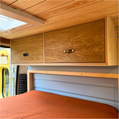 Large Storage Space Aluminum RV Wall Cabinet Aluminum Honeycomb Panel Camper Car Wall Cabinet