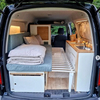 durable Customized color camper RV furniture aluminum lightweight sprinter van rv sofa bed 