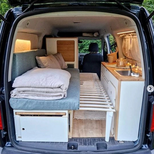 durable Customized color camper RV furniture aluminum lightweight sprinter van rv sofa bed 