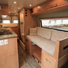 Cost-effective waterproof fireproof camper bed aluminum lightweight RV caravan sofa bed 