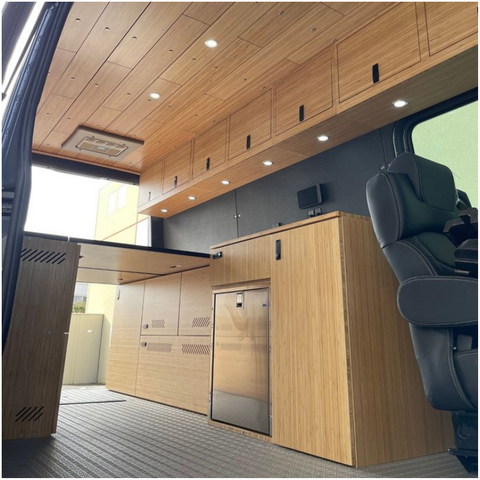 Durable Aluminum RV Multi-function Cabinet Set Aluminum RV Furniture Camper Kitchen Cabinet