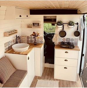 Recreational Composite RV Cabinets Waterproof RV Kitchen Trailer Cabinet Accessories for Caravan Cabinets