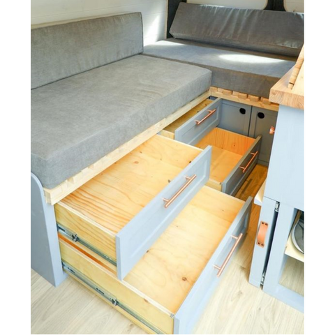 Popular Camper Sofa Cabinet Trailer Rv Couch Cabinet Aluminum Furniture