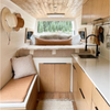 Popular Aluminum RV Furniture RV Standard Bed with Cabinet under Bed