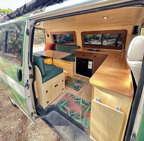 waterproof fireproof Lightweight RV custom furniture multi-function aluminum RV kitchen cabinets 