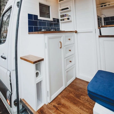 Popular lightweight RV kitchen cabinet waterproof aluminum rv furnishings with sink