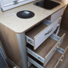 New Modern style Waterproof Lightweight kitchen cabinet rv aluminum cabinet for camper van trailer motorhome