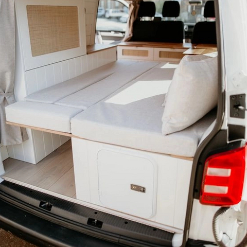 High-end Customized color camper Rv interior accessories aluminum lightweight vw rv sofa bed 