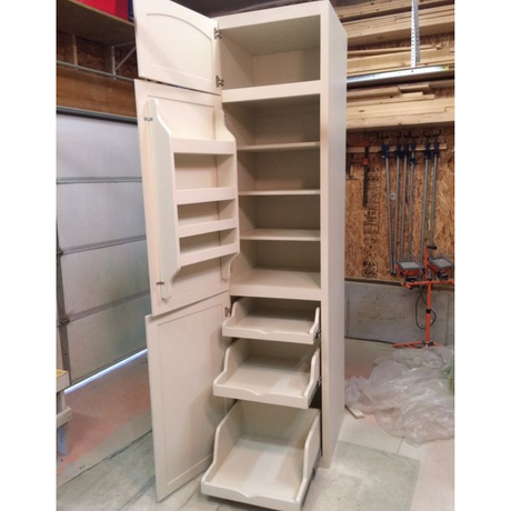 Lightweight Aluminum RV High Cabinet Wardrobe Multi-layer Shelving Drawer